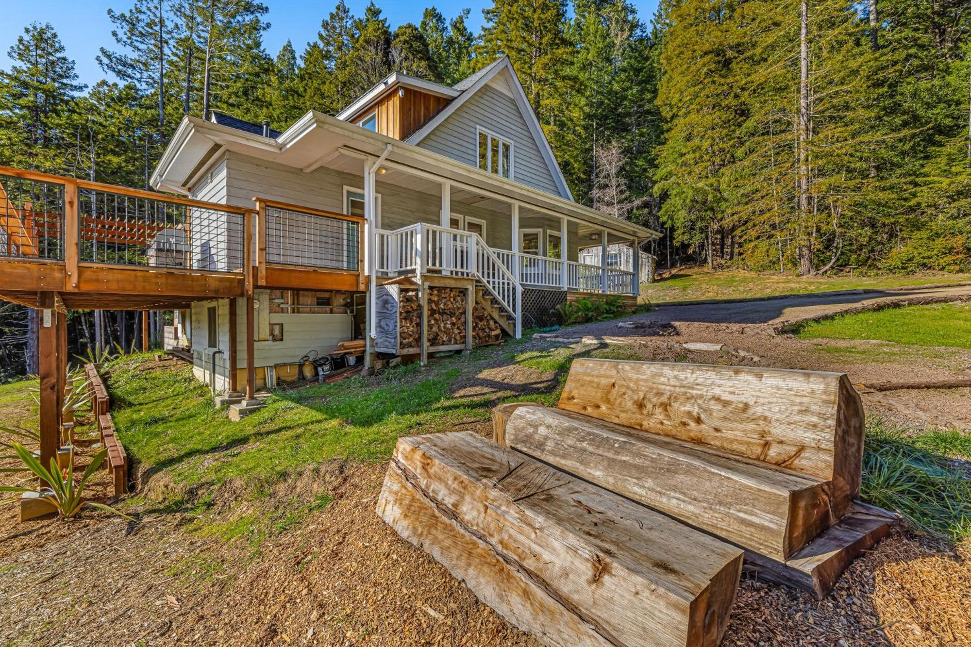 Mendocino Redwood Retreat - Vista Home Albion Exteriör bild
